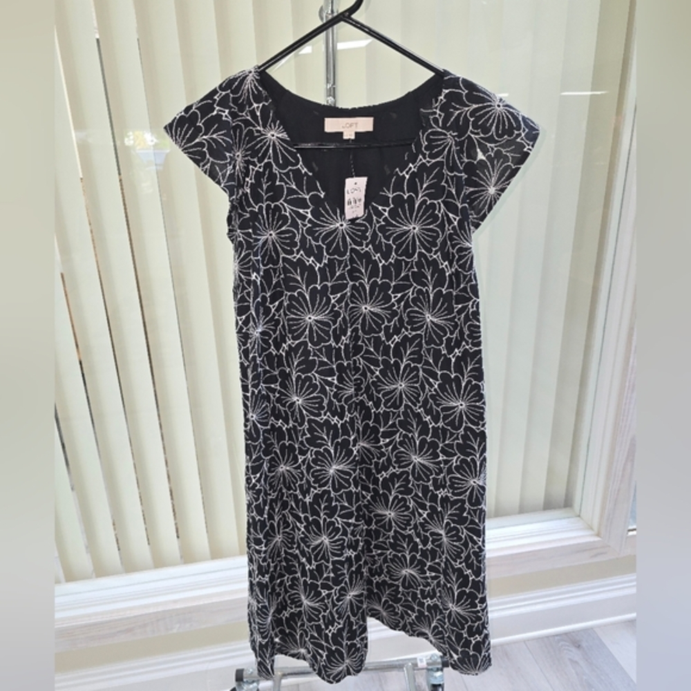 LOFT MIDI DRESS MEDIUM T